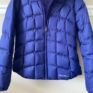 Eddie Bauer Blue Puffer Jacket